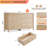 55"W Modern 6-Drawer Dresser-1391221624
