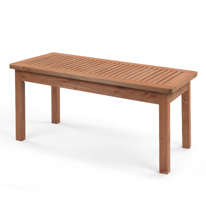 Patio Dark Brown Wood Table, Dark Brown