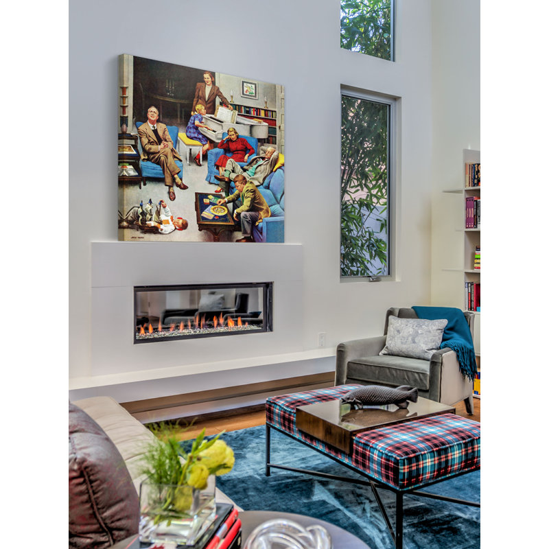 Home Recital 1 Piece Wrapped Canvas Painting, 122cm H x 122cm W
