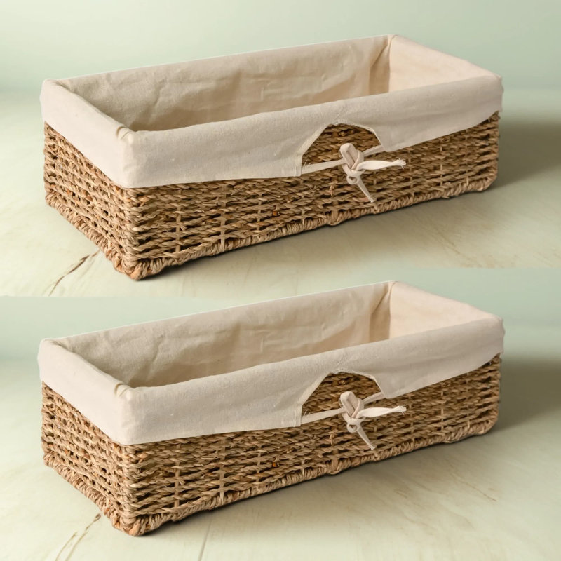 Ensemble de 2 paniers de rangement Seagrass