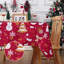 Red Christmas Snowman Tablecloth 180GSM Oxford Polyester | Wipeable Waterproof Festive Cover for Dining Room, Kitchen & Holiday Parties-1071561332