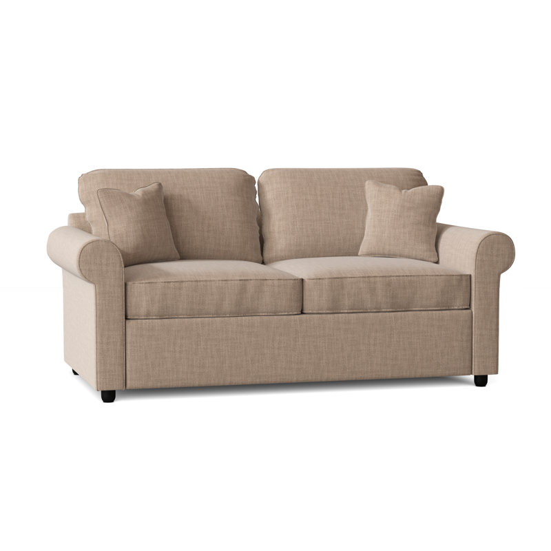 Warrington Upholstered 76'' Sofa, Conversation Linen Basketweave
