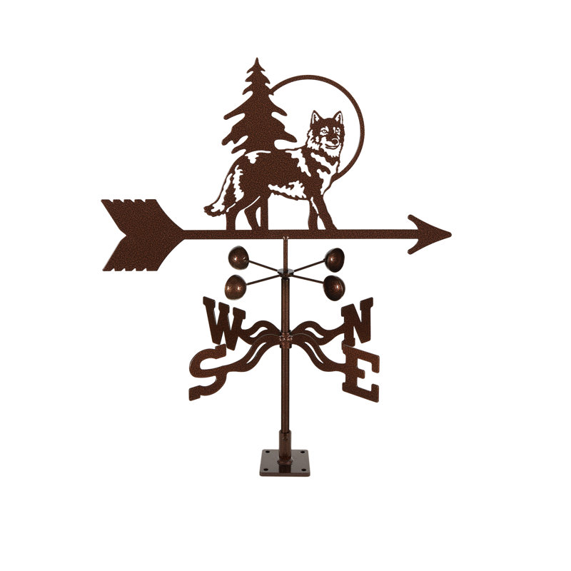 Hani 24'' H Animals Weathervane, Deck Mount