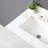 Bathroom Vanity Top 31 Inch - White With Gorgeous Veins Rectangular Sink & 4" White, Backsplash,-611017070