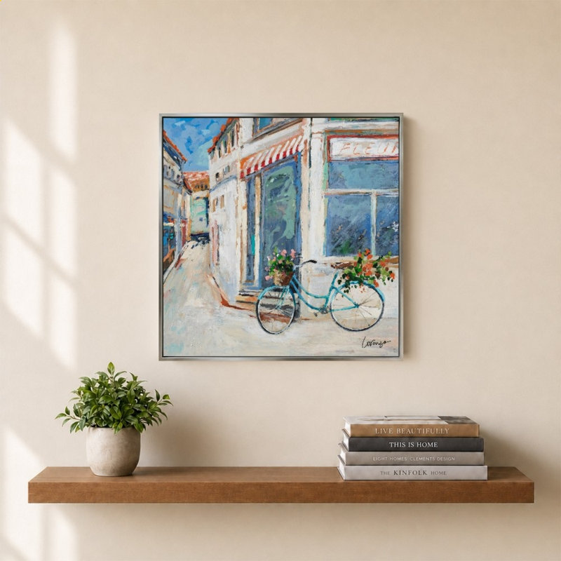 "Vélo transport" par Lorenzo Collective - Impression sur toile