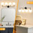 Romale Dimmable Bathroom Vanity Light with 5.9in Milk Opal Glass Globe Shade-481634255-473160373