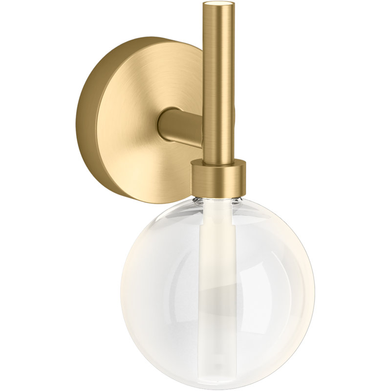Components LED Lacemaker Sconce, Brushed Moderne Brass