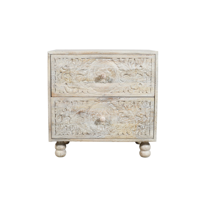 Table de chevet 2 tiroirs Malley