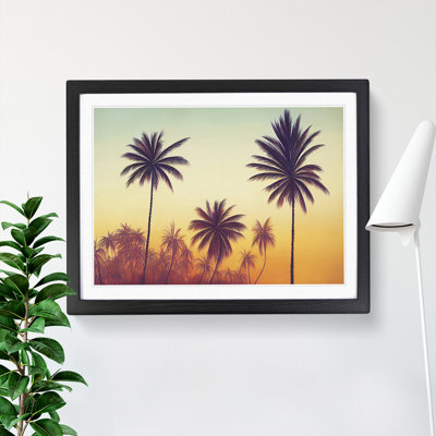 Stimulating Palm Trees - Framed Print
