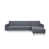 Brushed Microfibre Medium Grey