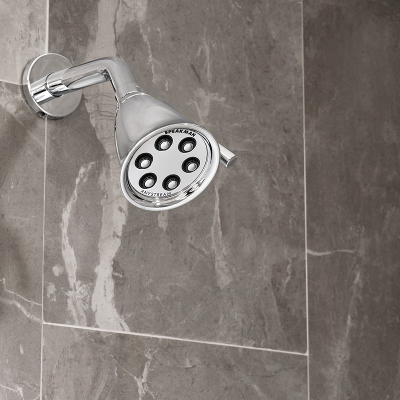 Icon Anystream 3-Spray Polished Chrome Low Flow Shower Head 2.0 GPM