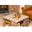 Krugerville 82cm Wide Square Tartan Ottoman with Storage