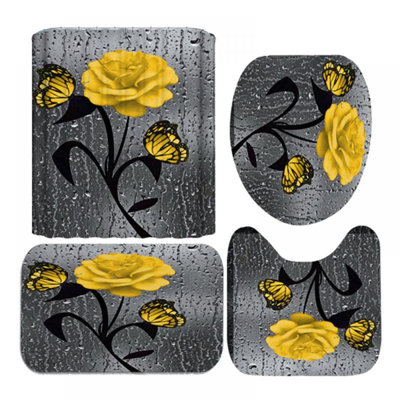Ensemble de 4 tapis de bain Obanion
