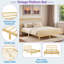 Lit plateforme rétro avec tête de lit style Windsor-131076657-131076660