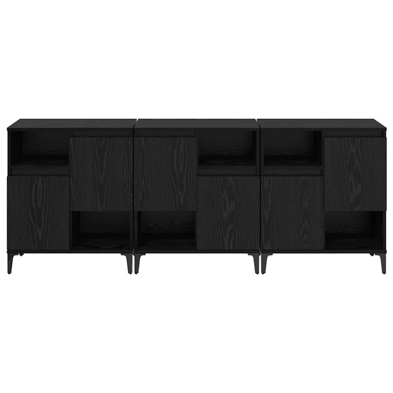60cm Sideboard, Black Oak
