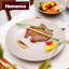 Service de table 18 pièces en grès HomeVSS Two-Tone Colors Life, fini mat, pour 6 personnes-62258177