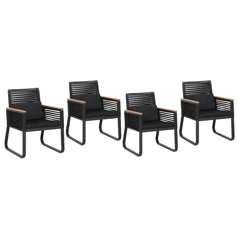Herd 4 - Person Patio Dining Set with Rectangular Table , Cushions Included