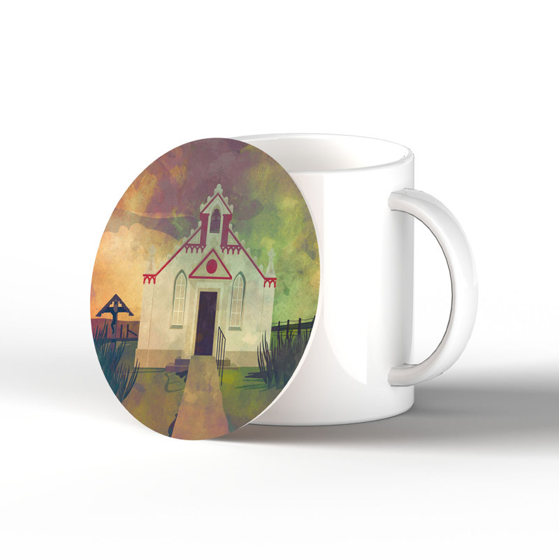 Ceramic Round 1 Piece Coaster