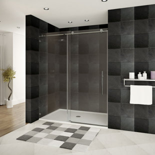 Ultra-C 60'' x 76'' Single Sliding High Shower Door