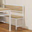 Corner Dining Set With L-Shaped Bench, Rectangular Table And Straight Bench With Storage Shelves-1115311680
