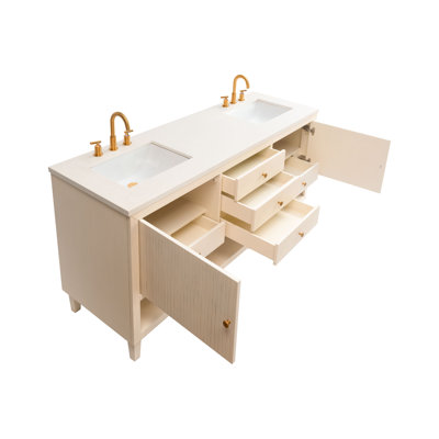 Base de meuble-lavabo autoportant L 72 po Lisbon