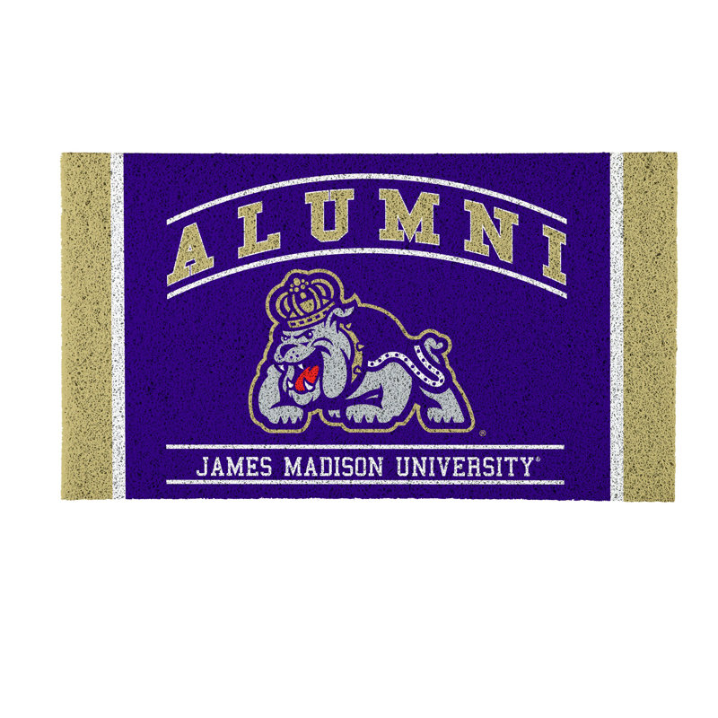 Tapis en PVC de l'Université James Madison, 28 po x 16 po