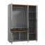 Phineas 5 Door Manufactured Wood Wardrobe