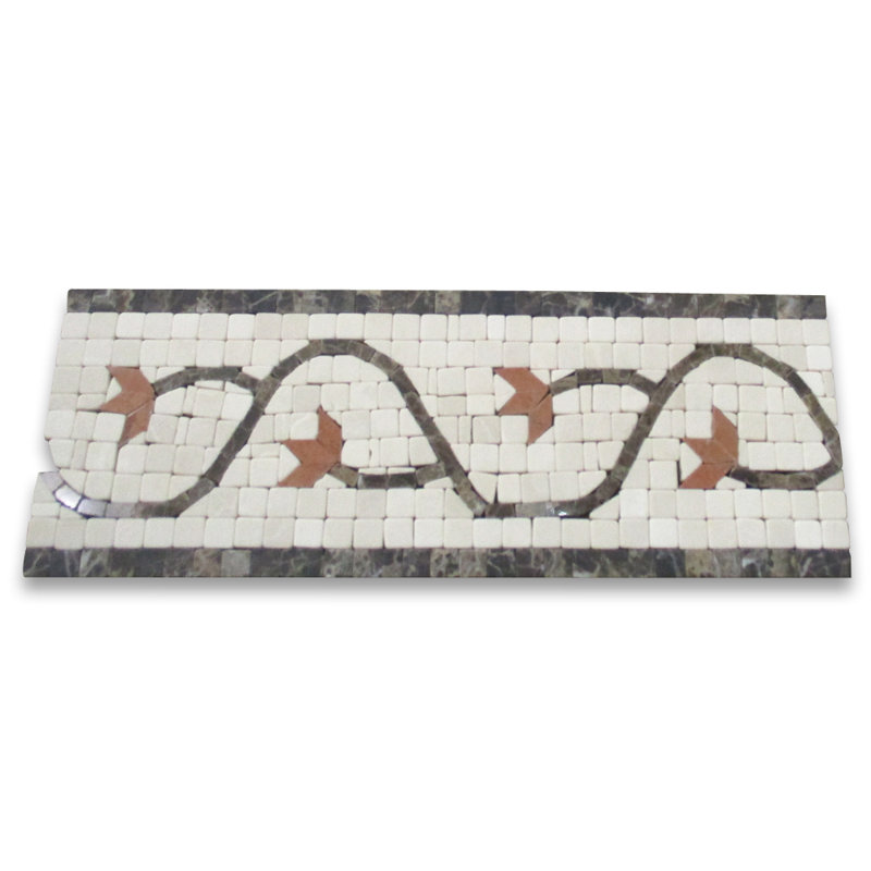 4" x 11" Marble Mosaic Sheet Wall Floor Use Tile