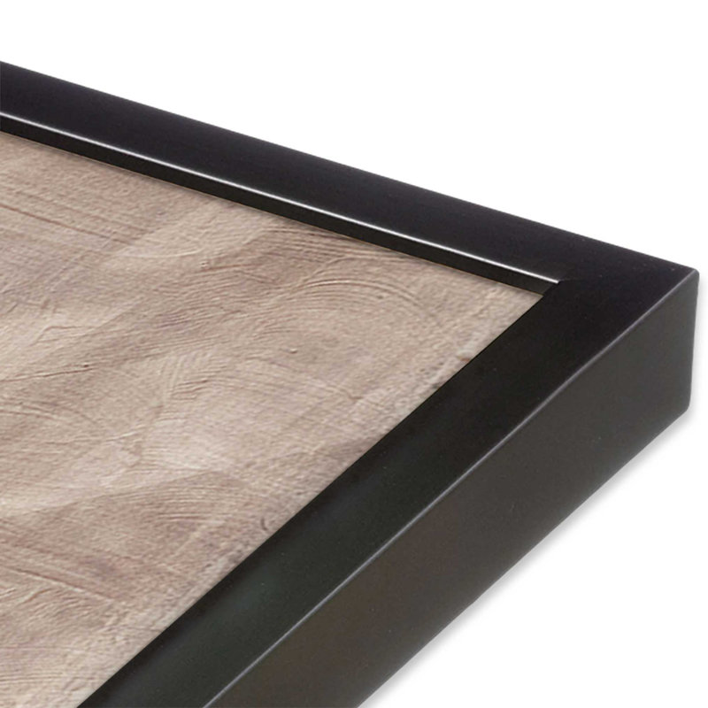 Fresco's Silent Tale II, Cadre simple en zinc patiné, H 15,25 po x l 12,25 po