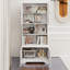 Armoire de rangement haute et large pour salle de bain, unité de rangement pour salle de bain, armoire autoportante avec 4 portes, tablettes réglables, tablettes ouvertes multicouches, blanc-328573298