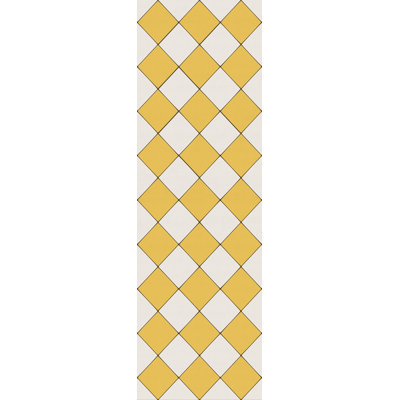 Hooppole Vinyl Checkered Indoor Rug
