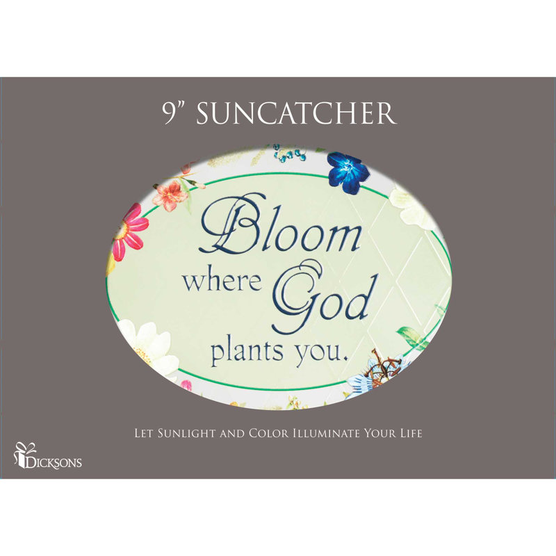 Weather Resistant Glass, Metal Religious & Spiritual Suncatcher