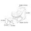 Chaise berçante décontractée Home-111685736-111685737