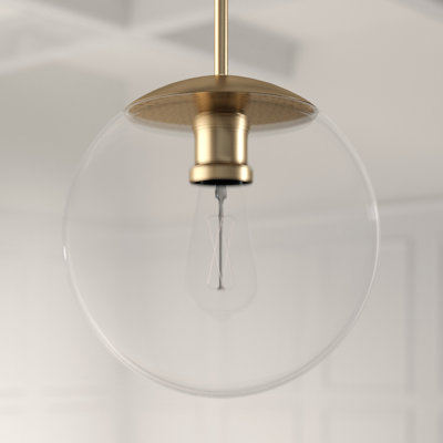Luminaire sphère suspendu 1 lumières simple Doster
