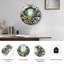 Scène de forêt avec horloge murale 16 po