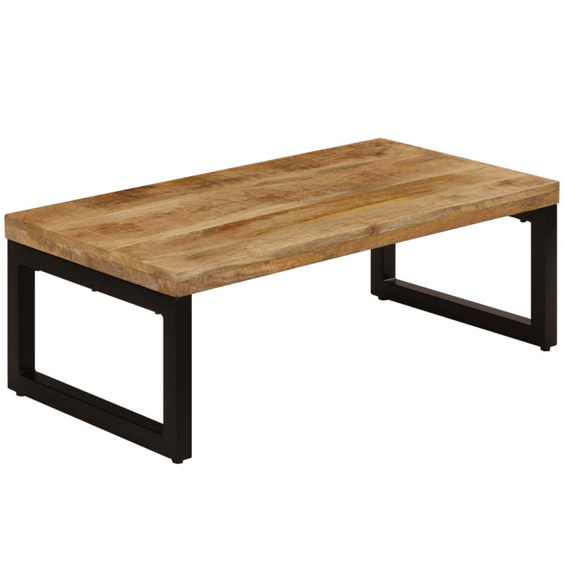 Table basse Chagford, Noir, Brun clair