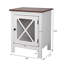 Table de chevet blanche Rollison