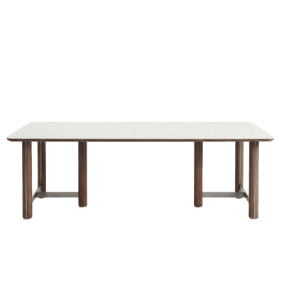 Metal Base Dining Table