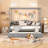 Twin Size Canopy Day Bed with twin size Trundle-1575479489