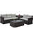 Adanely 5 - Person Patio Conversation Sets with Cushions