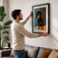Portrait: Dachshund Geometric - Framed Print-280673130-280673128