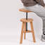 Tabouret de bar industriel et pivotant