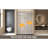 Bathroom Single Sliding Shower Door 56 - 60 "W X 76" H, 1/4"  6 Mm  Clear Tempered Glass With Film, Stainless Steel Square Tube Track And Handle In Brushed Nickel, American Design, Smooth Moving