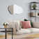 Asymmetrical Irregular Wall Mirror - Hotel Quality Craftsmanship With Abstract Frameless Shape - HD Clarity Reflection - Mount From Multiple Directions (18" X 32" / Cloud 1)