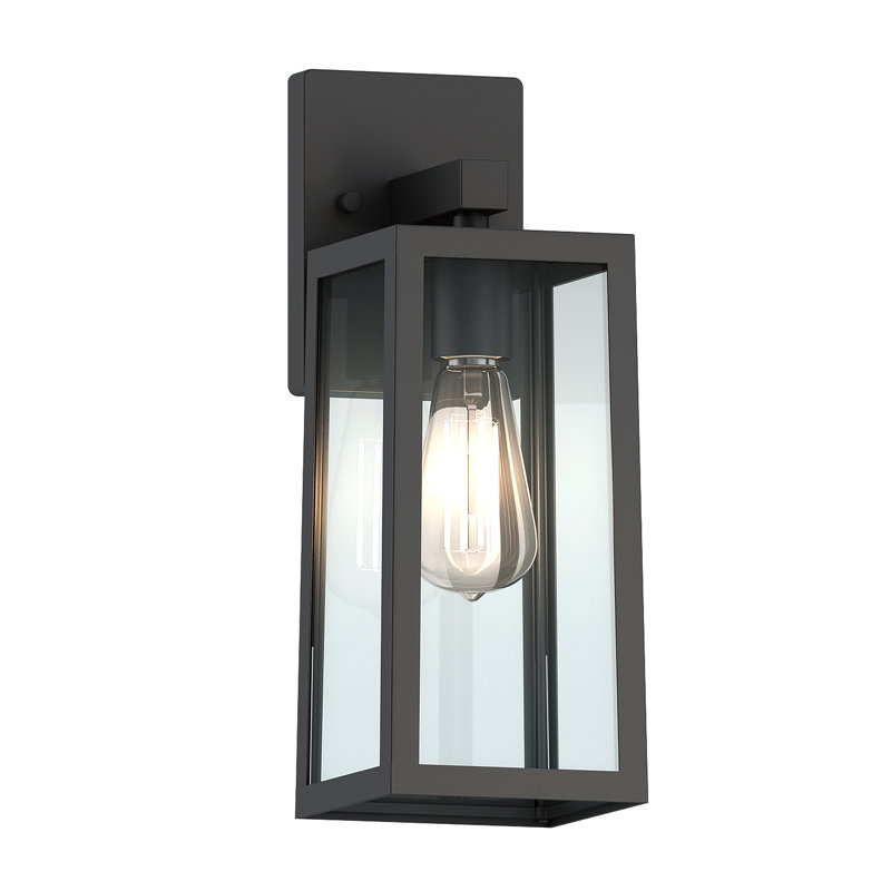 Omariah Wall Light with Dusk to Dawn, 13.47" H x 5.28" W x 6.65" D