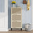 Rattan 3 Door Shoe Rack, Freestanding Modern Shoe Storage Cabinet, For Entryway, Sideboard-867956590