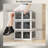Stackable Storage Bins With Lids, Wheels, And Collapsible-1146358604