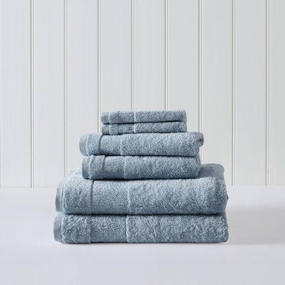 Island Retreat 6 Piece 100% Cotton Towel Set