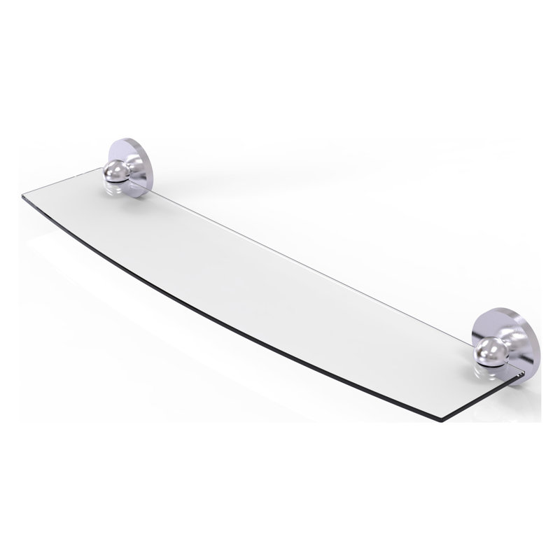 Tablette à support Gober, Chrome satiné, 24 po