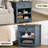  Monrovia 1 - Drawer Set Tray End Tables with Storage and Built-in Outlets for Living Room,Bedroom,Office-122081719